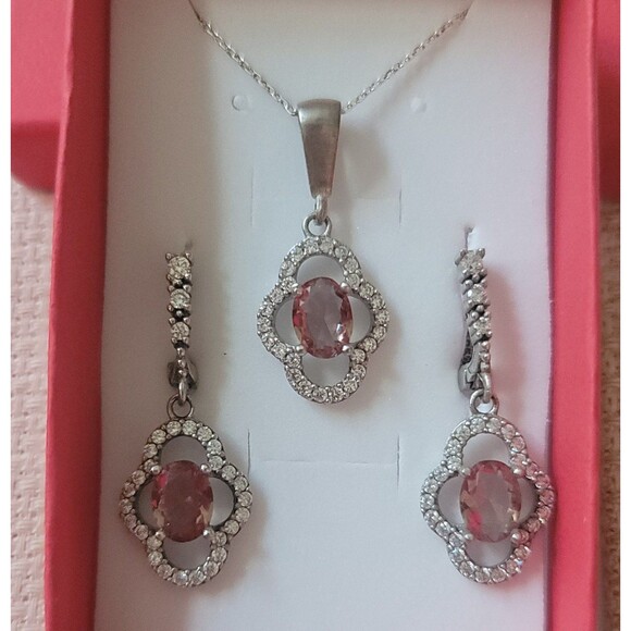 925 Sterling Silver Turkish Necklace Zultanite Wedding Jewelry for Women, NEW, - Picture 7 of 7